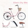 20 inch Girls Bike with Basket, Multiple Colors Womens Bike for 7-10 Years Old Kids, Bike with Basket for 7-10 Years Old Kids - 2 of 4