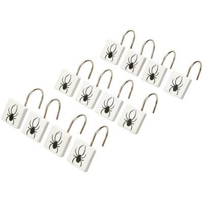 The Lakeside Collection Spiderweb Bath Collection - Set of 12 Shower Hooks