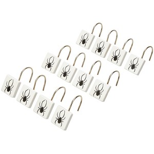 The Lakeside Collection Spiderweb Bath Collection - Set of 12 Shower Hooks - 1 of 2
