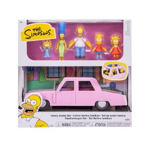 The Simpsons 2.5 " Simpson Family with Sedan (Target Exclusive) - 1 of 4