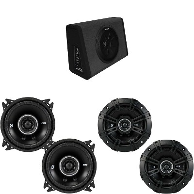 Kicker 11PT250 Powered Enclosure & 43DSC504 5.25", 43DSC404 4" Bundle