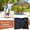 4 Piece Hardshell Checked Luggage and Carry On Set,Spinner Suitcases with TSA Lock,Travel Bag,Packing Cubes,Luggage Tags (16"/20"/24"/28")-Cuddlewood - 3 of 4