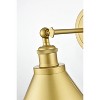 Elegant Lighting Blaise 1 light Brass plug in wall sconce - 4 of 4