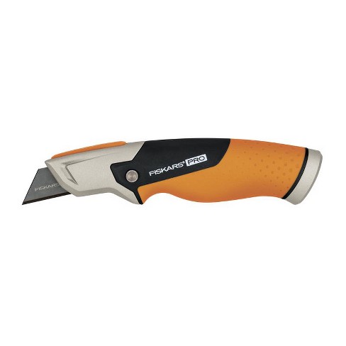 Fiskars Pro 7.25 In. Fixed Blade Pro Utility Knife Black/orange/silver ...