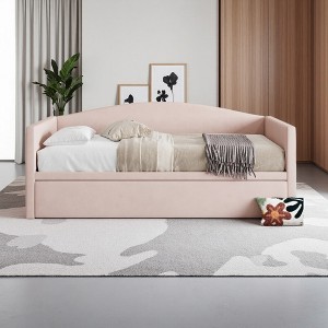 Merax Convertible Sofa Bed with Padded Armrests - 1 of 4