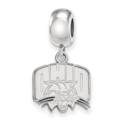 Black Bow Jewelry Sterling Silver Ohio Bobcats NCAA Bead Charm
