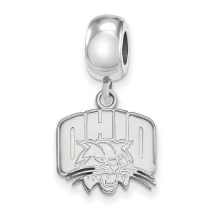 Black Bow Jewelry Sterling Silver Ohio Bobcats NCAA Bead Charm - 1 of 4