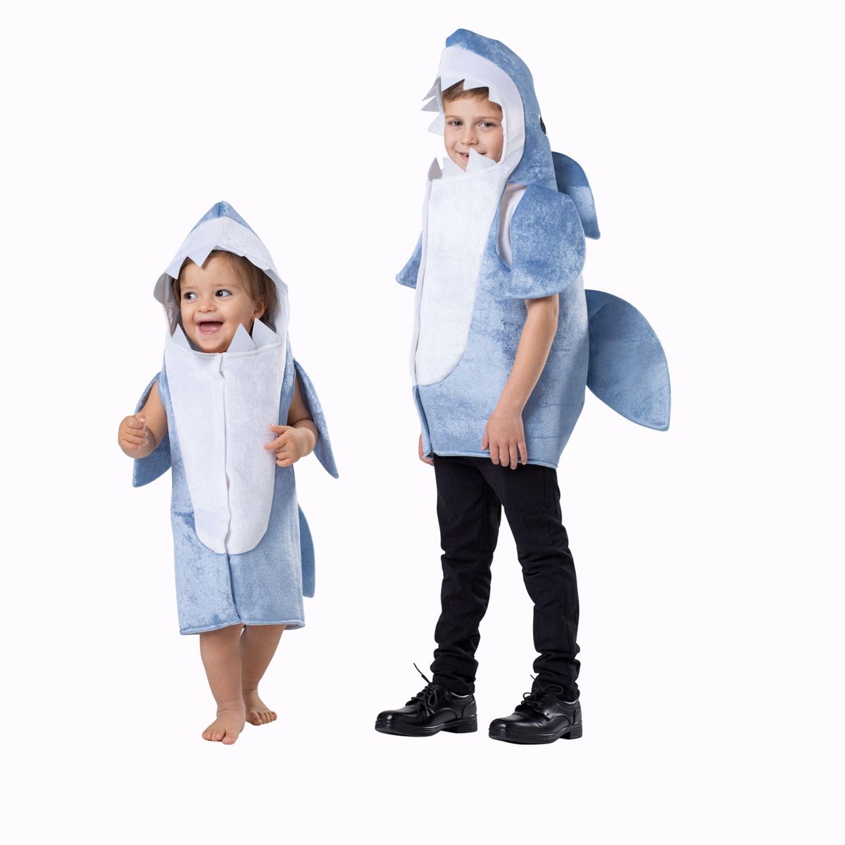 Dress Up America Blue Shark Tunic Costume for Toddlers