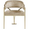 Meridian Furniture,Madelyn Velvet Dining Chair, Set of 2 - 3 of 4