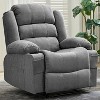 Manual Recliner Chair, Oversized Rocker Recliner Chair, Adult Rocking Glider Chairs, 2 Cup Holders - 4 of 4