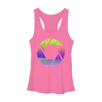 Women's Design By Humans Capture the Summer By clingcling Racerback Tank Top
