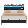 Aheaplus Bed Frame with Charging Station and RGB LED Lights - 2 of 4