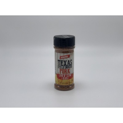 Adams Texas Style Smoked Pork Low n' Slow Rub, 8.11 OZ