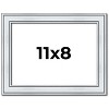 PosterPalooza | Photo Size Classic Silver Picture Frame - UV Acrylic, Foam Board Backing, Hanging Hardware - 2 of 4