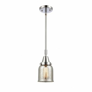 Bell - 1 Light Stem Hung Mini Pendant In Industrial Style-11.13 Inches Tall and 5 Inches Wide - 1 of 1