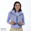 Turtle Fur Comfort Lush Cropped Vest - Women's Recycled High Pile Fleece Winter Outdoor Vest - 3 of 4