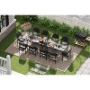5-Piece Folding Table and Chairs Set – Portable Card Table with 4 Chairs, Scratch & Stain Resistant - 2 of 4
