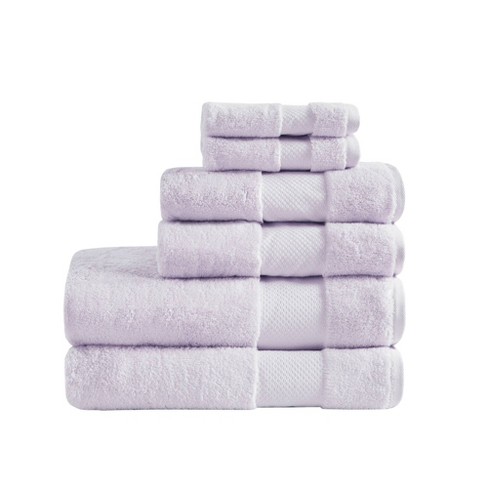 6pc Larue Turkish Cotton Bath Towel Set Silver - Makroteks : Target