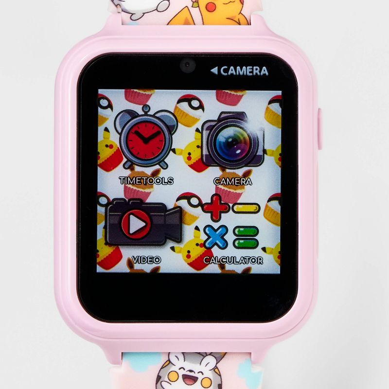 Girls&#39; Pokemon Interactive Smartwatch - Light Pink, 3 of 4