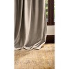 Martha Stewart 95"x50" 2pk Lucca Velvet 95" Back Tab Lined Curtain Panel - 3 of 4