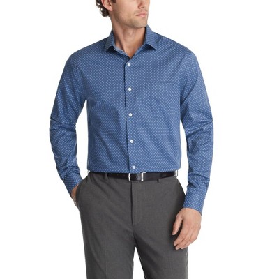 Van Heusen Mens Ultra Wrinkle Free Button Down Dress Shirt