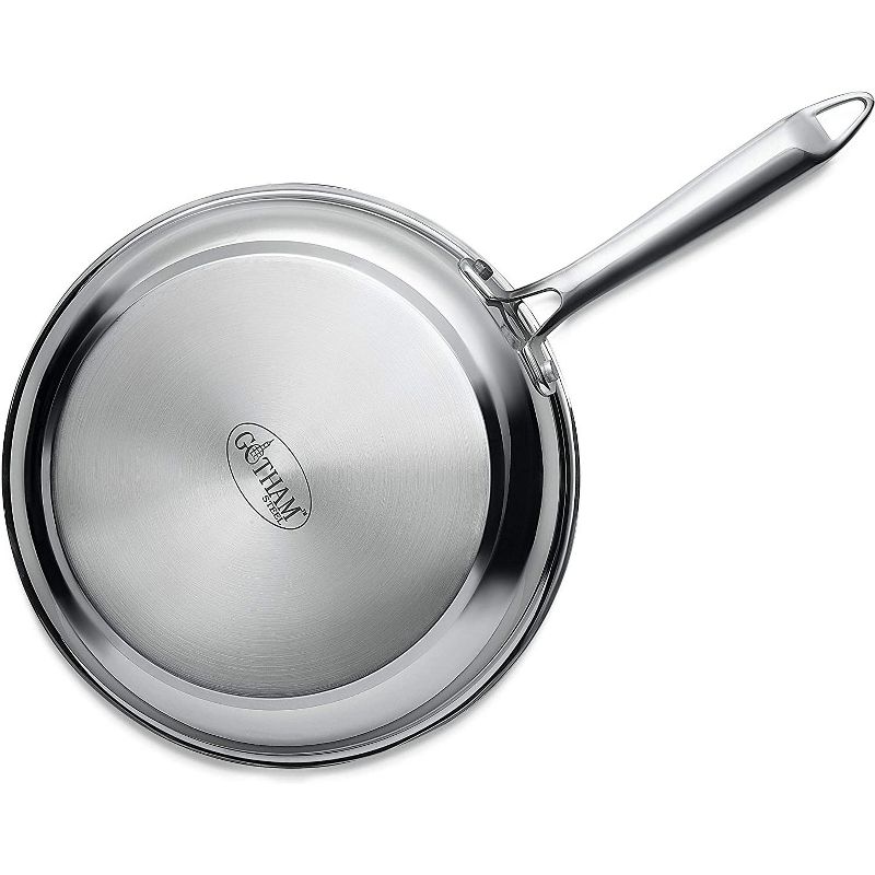 Gotham Steel 10'' and 11'' Stainless Steel 2 Piece Fry Pan Set with Stay Cool Handle, 5 of 7