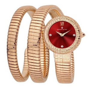 Christian Van Sant Women's Naga Red Dial Watch - CV0893 - 1 of 1