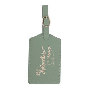 Unique Bargains Hot Stamping Adventure Luggage Tag 1 Pc - 1 of 4