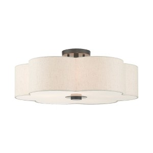 Livex Lighting Solstice 5 - Light Semi-Flush Mount in  English Bronze - 1 of 1