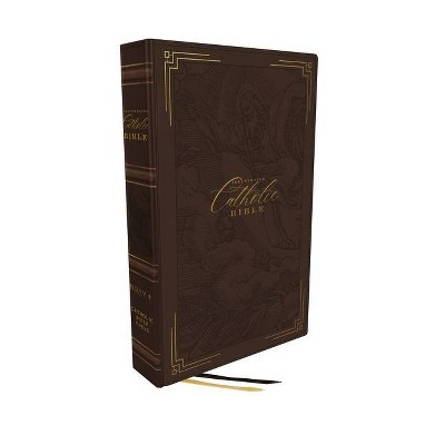 Nrsvce, Illustrated Catholic Bible, Leather Over Board, Comfort Print - by  Catholic Bible Press (Hardcover)