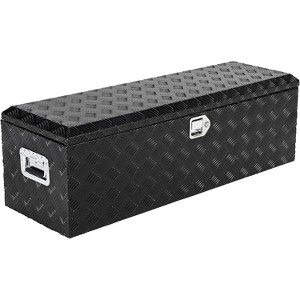 Heavy Duty Aluminum Truck Bed Tool Box, Diamond Plate Waterproof Locking Tool Chest for Trucks, Trailers, RVs & Garage Storage - 1 of 4