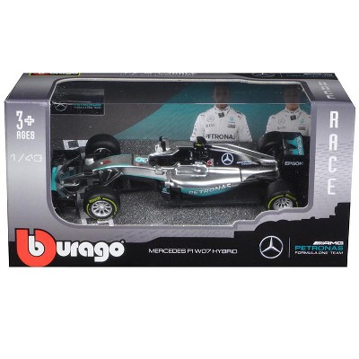 Mercedes AMG Petronas F1 W07 #6 Hybrid Nico Rosberg F1 Formula 1 Car 1/43 Diecast Model Car by Bburago