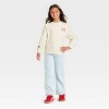 Girls' French Terry Valentine's Day Pullover Sweatshirt - Cat & Jack™ - 4 of 4
