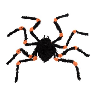 Gallerie II Sound & Motion Fluffy Spider Halloween Fall Harvest Soft Figure Decor Decoration