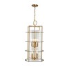 Artcraft Lighting Burford 8 - Light Chandelier in  Brass/Black - 3 of 4