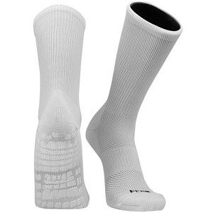 Pearsox Grip Socks Basketball, Football, Hockey Gripper Crew Socks USA (White) - 1 of 2