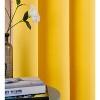 Ruthy's Textile Thermal Room Darkening Blackout Window Curtain Grommet Panel Pair - 2 of 4