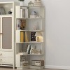 GDFStudio Mire 6-Tier Wooden L-Shaped Corner Bookcase with Open Shelves, Anti-Drop Panle and Anti Tipping Device - 2 of 4