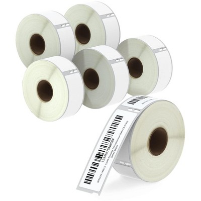 BETCKEY - Compatible DYMO 30252  Address & Barcode Labels - Compatible with DYMO Labelwriter 450, 4XL & Zebra Desktop Printers 6 Rolls/2100 Labels