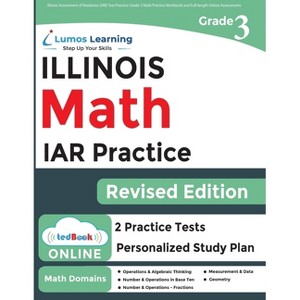 Illinois Assessment of Readiness (IAR) Test Practice - by  Lumos Learning (Paperback) - 1 of 1