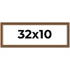 PosterPalooza | Panoramic Classic Gold Picture Frame - UV Acrylic, Foam Board Backing, Hanging Hardware - 2 of 4
