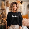 Simply Sage Market Women's Graphic Sweatshirt Love Typewriter - 2 of 3