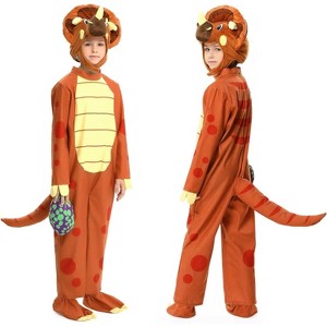 Triceratops Deluxe Kids Dinosaur Costume - Perfect for Dress Up Parties - 1 of 4