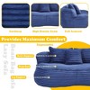 MOONMISS Durable Comfort Lounger High Back Bean Bag Chair Couch, Accent Floor Soft Lounge Chair - 3 of 4