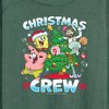 Women's - SpongeBob SquarePants - Christmas Crew Lightweight French Terry Wide Neck Long Sleeve Shirt - 2 of 4