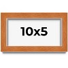 PosterPalooza | Panoramic Classic Brown Picture Frame - UV Acrylic, Foam Board Backing, Hanging Hardware - 2 of 4