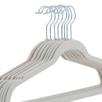 Laura Ashley 25pk Deluxe Velvet Hangers Black