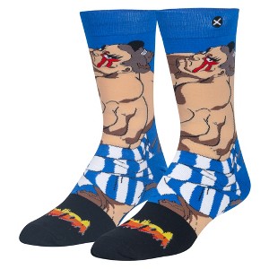 ODD SOX, Street Fighter 2 Characters Funny Crew Socks, Video Games, Assorted - 1 of 4
