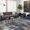 Abynow Geometric Modern Loomed Machine Washable Area Rug - 2 of 4