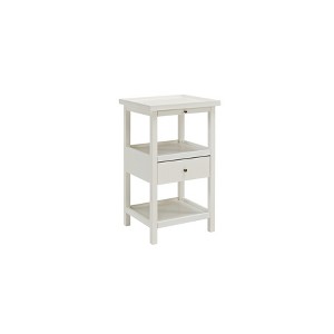 Largo Side Table with Expandable Top White - Powell Company